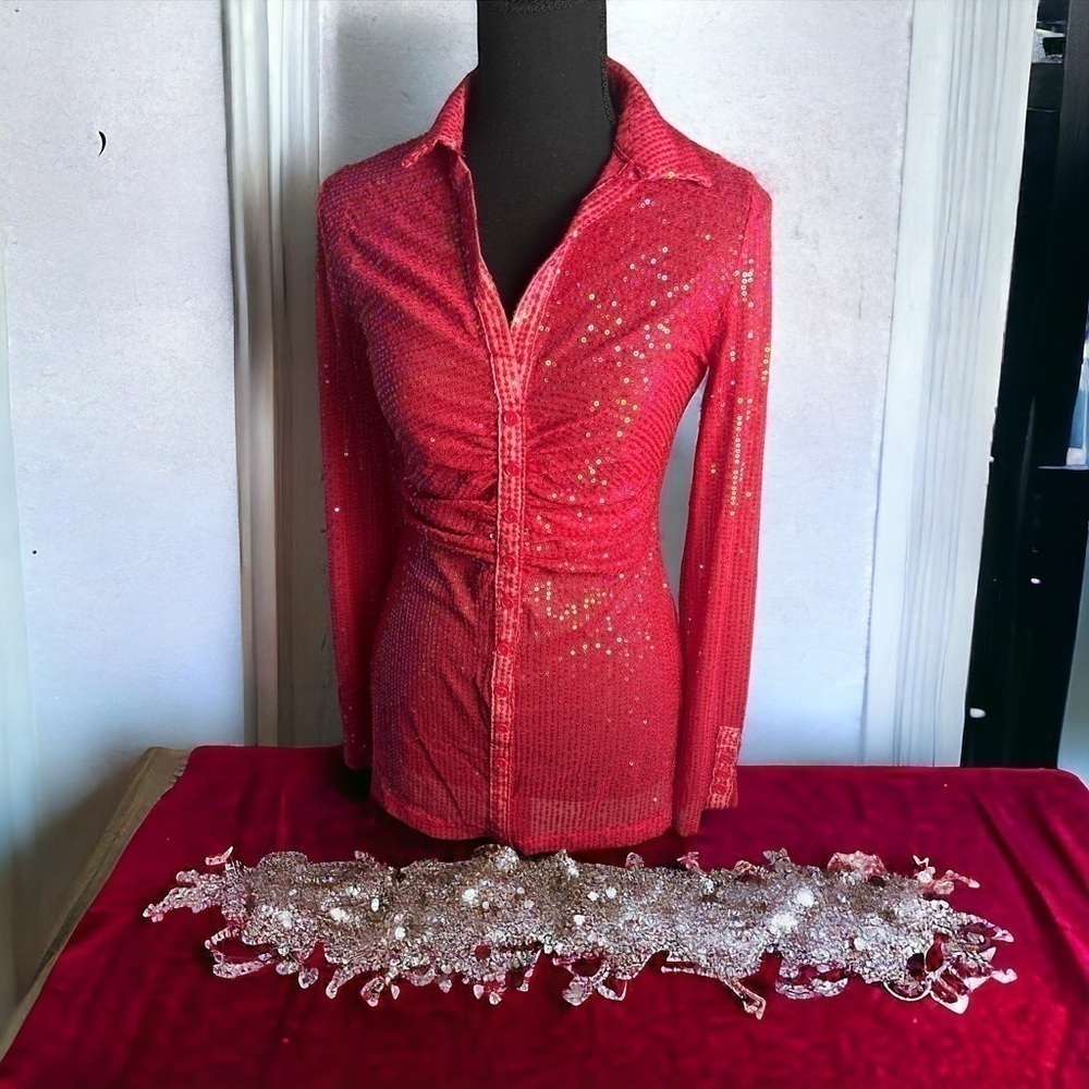 IT’S Ladies Sequin Blouse